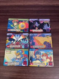 155.ドラゴンクエストⅠ・Ⅱ・Ⅲ カードダス 51枚 キラ6枚 当時物