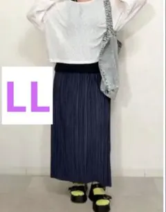 しまむら　hina カラープリーツナロースカート