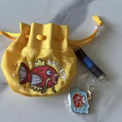 ポケモン コイキング 韓国 チャーム 巾着　ガチャ