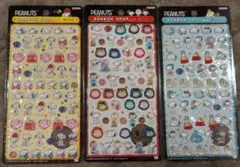 【正規品】ボンボンドロップシールミニ　mini スヌーピー　3つセット