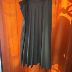 グリーン フレアースカート