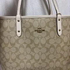 【値下げしました！】COACH トートバッグ　リバーシブル