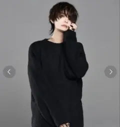 ADRER ふわもちニット ブラック S