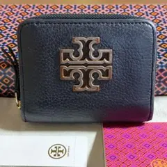 울트라 상태좋음 ‼️ トリーバーチ TORYBURCH 財布 二つ折り 折り財布 ロゴ金具