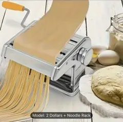 家庭用麺プレス、手動麺製造機、餃子の皮巻き機、パスタ製造機、麺ラック付き