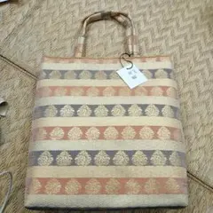 和装用バッグ 伝統模様 ポリエステル製