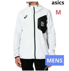 asics ストレッチクロスHDジャケット/ウィンドウブレーカー　M　スポーツ