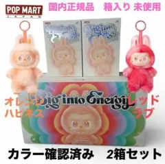 正規品 未開封箱入り 未使用 ラブブ エナジー ラブ ハピネス 2ピース セット