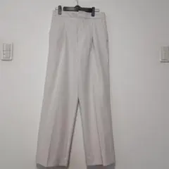 THE SHOP TK ワイドパンツ オフホワイト Lサイズ