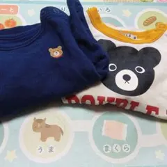 ダブルB、ホットビスケッツ長袖Tシャツ2枚セット