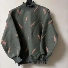 全体に刺繍入りセーター？カットソー？