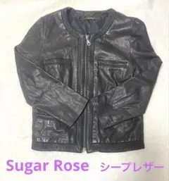 Sugar Rose シープレザー　ショートジャケット　フリーサイズ