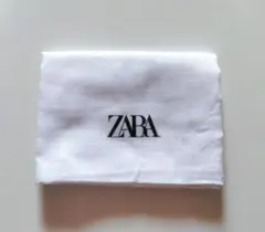 ZARA ショップ袋 保存袋 巾着 ホワイトのサムネイル