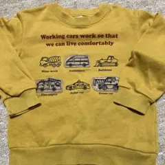 petit main 車イラスト トレーナー 110