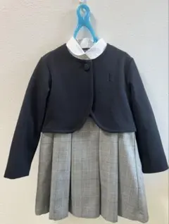 フォーマルドレス 黒とグレーのチェック　イーストボーイ