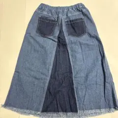 チャオパニックティピー　キッズ　デニムロングスカートのサムネイル