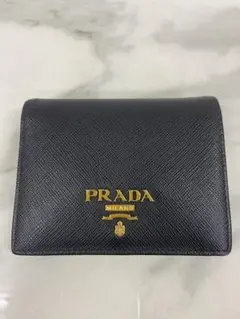 極美品✨プラダ 折り財布 サフィアーノレザー バイカラー マルチカラー