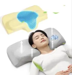 枕 低反発 首が痛くならない【通気性3倍UP・蒸れにくい 】 TPE素材 安眠枕のサムネイル