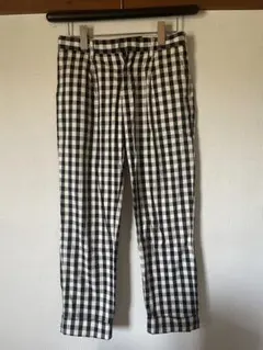 ギンガムチェック パンツ ユニクロ