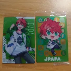 【カラフルピーチ】じゃぱぱ 2枚セット ウエハース2カード