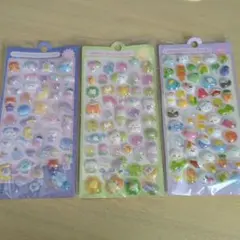 かわいさいっぱいぷっくりシール