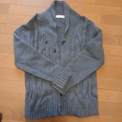 TAKEO KIKUCHI グレー ニットカーディガン