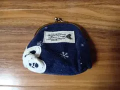 ハンドメイド　布製　がま口　財布