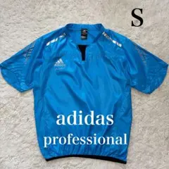 【美品】野球 adidas アディダスプロフェッショナル半袖Vジャン