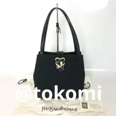 YVES SAINT LAURENT イヴ・サンローラン ハンドバッグ ブラック