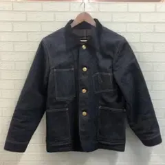 atlast デニムカバーオール　149J size 38 ATLAST ＆ CO(アットラスト) 「COVERALL」デニムカバーオール