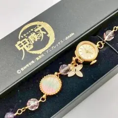 新品電池 稼働品 鬼滅の刃 胡蝶しのぶモデル ブレスレットウォッチ 腕時計