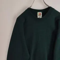 フルーツオブザルーム 無地スウェット トレーナー グリーン