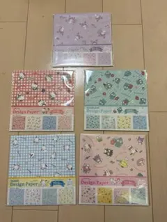 サンリオ　折り紙　デザインペーパー　 20枚入り　5セット