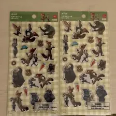 ズートピアペタペタシール　ダイソー