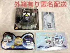 happyくじ　フィギュア　ばつ丸4点セット