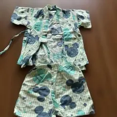 【最終値下】ミッキーマウス柄 甚平 95cm
