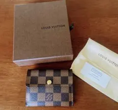 新品　LOUIS VUITTON ダミエ 二つ折り財布　小銭入れ　小さめ