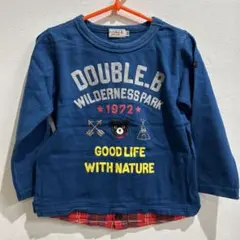 DOUBLE.B 長袖カットソー 100cm