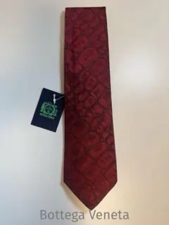 Bottega Veneta 赤 クロコダイルパターン ネクタイ 新品