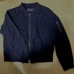 ネイビー　ブルゾン　ジャケット　MA-1
