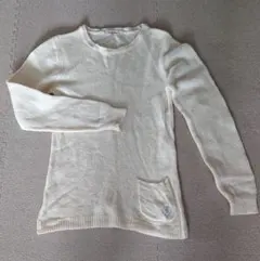 SM2 アイボリー 長袖ニット