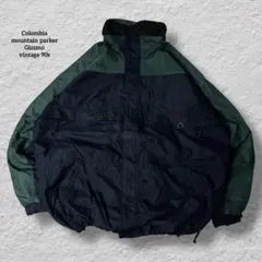 コロンビアマウンテンパーカー90s古着vintageネイビーGizzmo超激レア