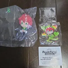 カラフルピーチ　じゃぱぱ　アクリルキーホルダーとぺたっと　ねじまき　ますこっと