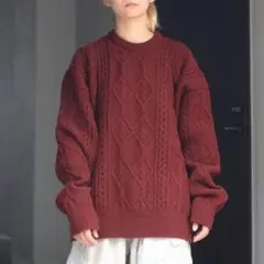 ssstein stein シュタイン　ケーブルニット ssstein stein oversized cable knit LS
