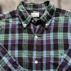 coen DAILY CLOTHING コーデュロイシャツ チェック柄 L