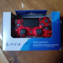 PS4 ワイヤレスコントローラー（DUALSHOCK4） レッド・カモフラージュ