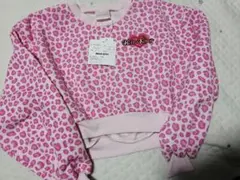 新品タグ付き　Hello Kitty ヒョウ柄トレーナー 140cm　ギャルのサムネイル