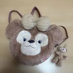 シャリーメイ3wayフェイスバッグ(Disney) ダッフィーキーホルダー2点