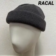 RACAL ラカル RLAF00519 ロールニットキャップ チャコールグレー