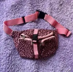 レオパード ピンク ウエストポーチ ギャル y2k